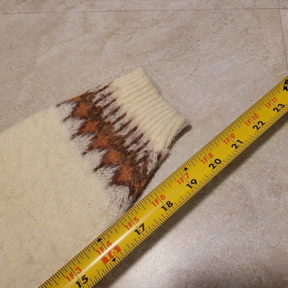 VTG Sears Sportswear Mens L Large Mohair Fuzzy Crewneck Pullover Sweater - Picture 11 of 16